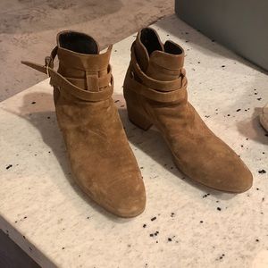 YSL suede boots